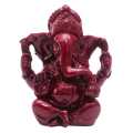 Red God Ganesh Statue 4inch. 