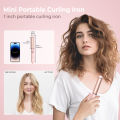 New style Hair wand, travel inch short hair curl ceramic mini 1 small curling iron, dual voltage curling iron. 