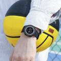 SKMEI 1445 Countdown Electronic Silicone LED Digital Sport Unisex Watch - Black. 