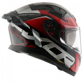 AXOR APEXE CHROMETCH GLOSS BLACK_RED FULL FACE MOTORCYCLE HELMET | RIDERS CHOICE NEPAL. 