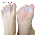 DISICHEN Fashion 2pieces=1pair Hammer Toe Splitter Hallux Valgus Gel Insole Silicone Separators Correction Overlapping Orthopedic Foot Care. 