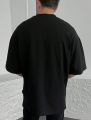 Men Cotton Solid Drop Shoulder Tee (Premium Quality). 