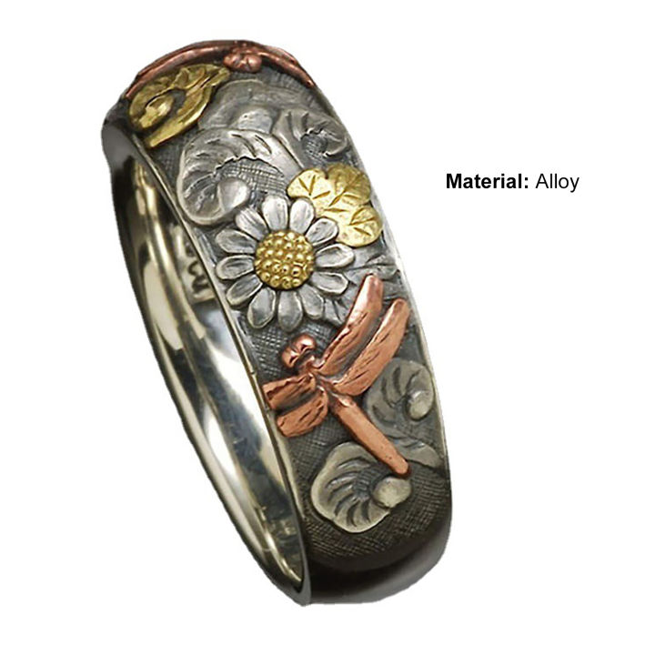 Fashion%20Ring%20Sunflower%20Unisex%20Dragonfly%20Jewelry%20Ring%20-%20Image%204