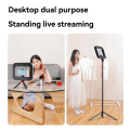BI-Color LED Ring Light Handheld Photography Fill Light for Live Streaming and Photography. 