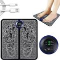 EMS Reflexology Electronic Feet Massager for Pain and Circulation with 8 Modes 19 Level-Intensity Gradient Strength. 