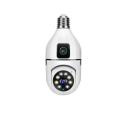 Wifi Smart Net Camera Tracking 360° Rotation 3D Panoramic Security 1080p Two Way Audio Voice Bulb Both 2MP PTZ IP Camera Night Vision CCTV. 