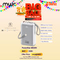 MWC PowerStar MS20K I 45W Super Fast Charging I 20000mAh Li-Polymer Battery I Digital Display I CCC Approved I 10000+ Bending test Attached Cable I Super Mini Size I Supported for Laptop, Mobile phone, MacBook & All other Devices. 