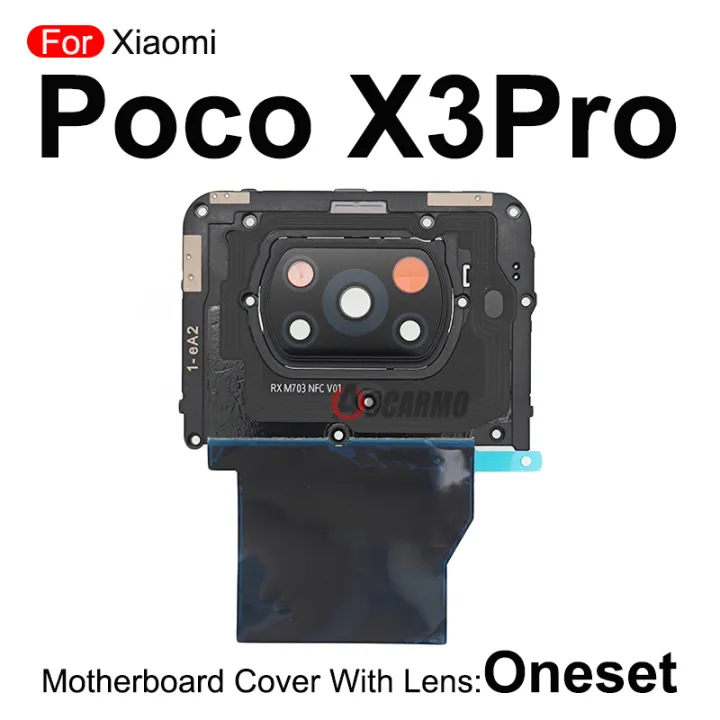 NEW%20Cover%20Heat%20Sticker%20And%20Camera%20Lens%20Frame%20Replacement%20Part%20For%20Xiaomi%20POCO%20X3%20/X3%20Pro%20-%20Image%203