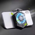 Mobile Phone Cooler Portable Portable Portable Handheld Portable Radiator Black Abs White One Size. 