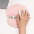 Creative Non-Slip Tulip Mouse Pad Hand Support Thickened Wrist Rest Mouse Pad Cute Rubber Base Mouse Wrist Rest Office Desk. 