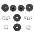 18 Pieces Cymbal Accessories Cymbal Felts Hi-Hat Clutch Felt. 