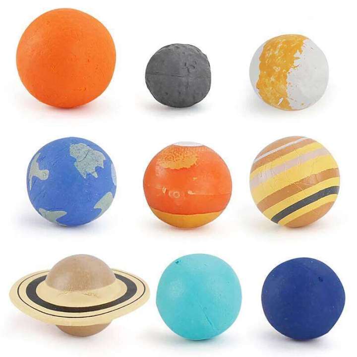 9pcs/Set Simulation The Solar Cosmic Planet System Universe Model Figures Teaching Materials Science Educational Toys