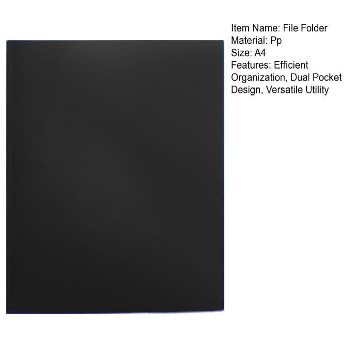 Penasfe%20A4%20Size%20File%20Folder%20Waterproof%20A4%20File%20Folder%20with%20Pockets%20Prong%20Fasteners%20Tear-resistant%20Organizer%20for%20Documents%20Pp%20for%20Flexible%20-%20Image%203