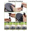 Polycrystalline Solar Panel Fountain Outdoor Pool Floating Fountain Bird Bathtub Fountain Patio Garden Water Fountain Lights(18cm). 
