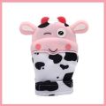 Baby Teething Mittens - Cow Gloves. 