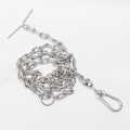 Silver Dog Leash Heavy Chain,  5 Feet 5 Inch. 