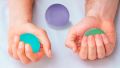 Hand Exercise Stress Ball - Gel Squeeze Ball for Grip Strength, Physiotherapy & Stress Relief. 