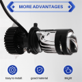 Bi LED Lens Mini Projector Motorcycles BeamTurbo Fan for Car for Motorcycles. 