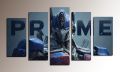 5-Piece Canvas Wall Art Set –Optimus Prime Transformers Print. 
