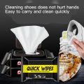 Disposable Shoes Clean Wipes Portable White Shoes Cleaning Care Wipes Sneakers Cleaning Quick Wet Wipes. 