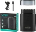 VGR V-341 Mini Face Shaver for Men | Portable USB Rechargeable Electric Hair Trimmer | Safe & Smooth Household Shaving Device. 