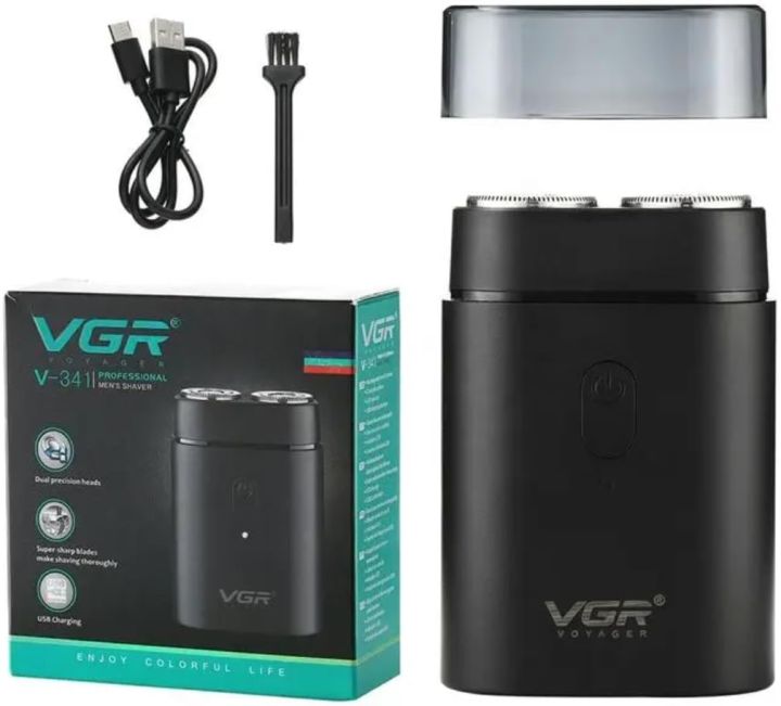 VGR%20V-341%20Mini%20Face%20Shaver%20for%20Men%20%7C%20Portable%20USB%20Rechargeable%20Electric%20Hair%20Trimmer%20%7C%20Safe%20&%20Smooth%20Household%20Shaving%20Device%20-%20Image%202