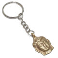 White Metal Buddha Keyring/Keychain. 