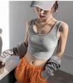 Pack Of 3 Pcs Ribbed Crop Cami Top For Women. 