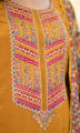 Unstitched Upada Silk Kurtha Set For Women In Multicolor. 