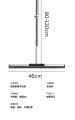 56cm Adjustable Floor Wiper (80–130cm) – Heavy-Duty Rubber Broom with 180° Rotation for Water, Dust & Hair Cleaning. 