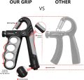 Strength Training Hand Grip Strengthener 5-60 KG or 10-40 kg | Adjustable Hand Grip | Forearm Exerciser | Hand Grips | 5-60 kg | Multicolor. 