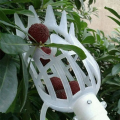 2Piece Basket Fruit Picker Head Plastic Fruit Picking Tool Catcher Agricultural Bayberry Jujube Picking Supplies White&Yellow. 