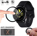 Huangdian Smalshop 4mm Full Screensaver 40mm 4 Activ Watch 5 4 o 45mmh 5 Pr Star Galax 1-5 Luxury New style Pieces Soft Glass Film for 3y Watc Galaxy Watche 4 2 Protective Film. 