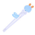 Beginner Kids Chopsticks Easy Use Children Learning Chopsticks Cute Bear Rabbit Learning Training Helper Child Tableware MENGYU. 