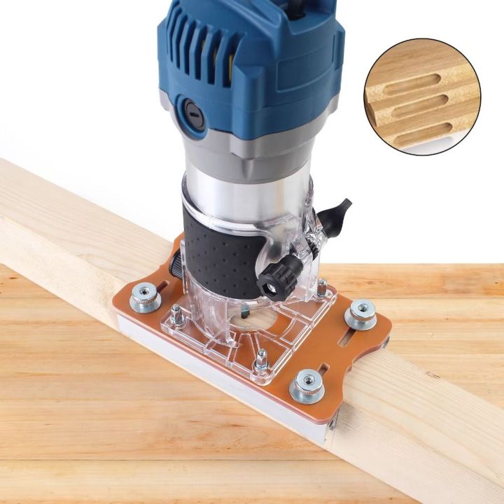 Fastening A Wood Router Durable Woodworking Router Slotting Locator Invisible Fasteners ...
