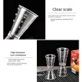 New PP Measure Cup 20/40cc 10/20cc Double Shot Kitchen Supplies Stackable Cocktail Shaker. 
