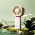 New Quiet Operation Handheld Mini Fan Strong Airflow Lightweight Design High Speed Fan Compact Size Rechargeable Battery Portable Fan Student Use. 