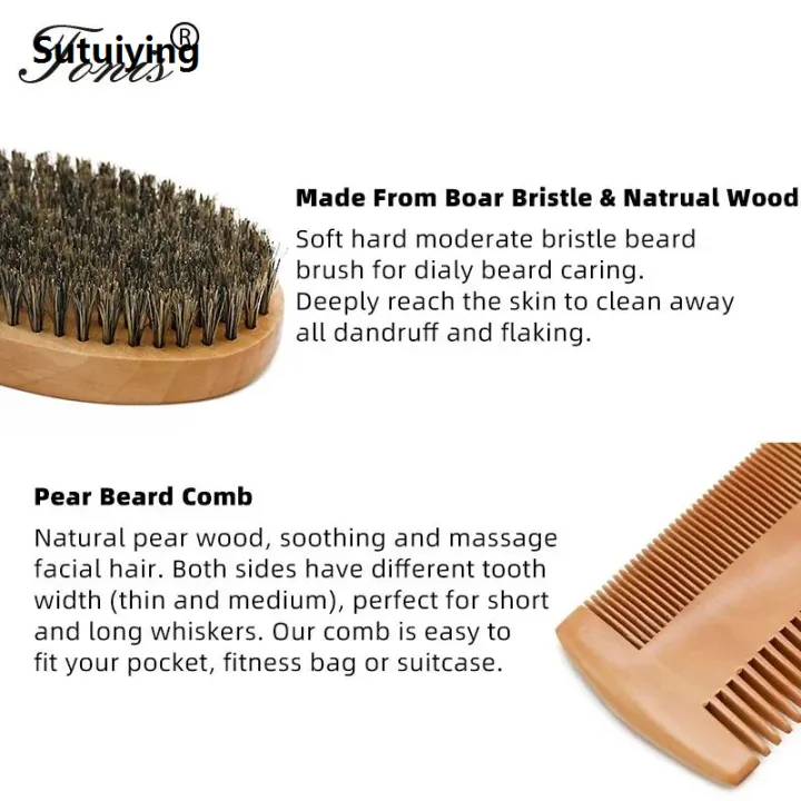 Sutuiying%20Men's%20Shaving%20Brush%20Set%20Boar%20Bristle%20Portable%20Barber%20Natural%20Beard%20Sales%20promotion%20Brush%20for%20Facial%20Cleaning%20Wooden%20Comb%20Styling%20Tool%20Wholesale%20-%20Image%205