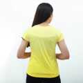 Labels Yellow Polyester Keyhole Top For Women LA T 0013-0016. 