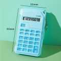 HOT Mini Flip Calculator Lightweight Small portable Scientific Calculator 8 Digits candy Color Office School Supplies Stationery. 