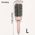 Sutuiying 1pc/ pink round comb for untangling, straight New curls and other hair types ideal for travel. 