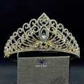 Golden/White Stunning Bridal Shiny Tiara Crown/Hair Embellishment For Women. 