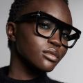 32 glasses men's brand luxury reading generous anti blue light glasses optical computer oversized black frame glasses. 