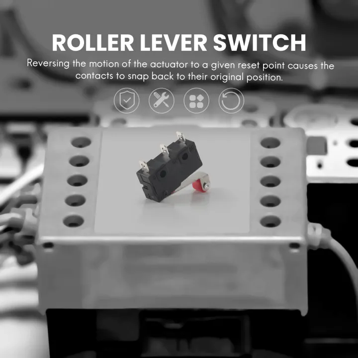 10%20Pcs%20Mini%20Micro%20Limit%20Switch%20Roller%20Lever%20Arm%20SPDT%20Snap%20Action%20LOT%20-%20Image%207