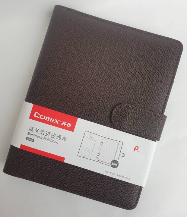 6 Rings Note Book / Comix C5854 Refillable 6 Ring Executive Notebook