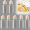 Gifts 95ml Honey Bottle Transparent Kitchen Tool Squeeze Bottles Non-Drip Pot Dispenser. 