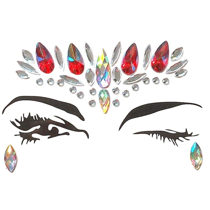 6%20Sets%20Face%20Gems%20Rhinestone%20Mermaid%20Face%20Jewels%20Tattoo%20-%20Face%20Crystal%20Stickers%20Tears%20Gem%20Stones%20Bindi%20Temporary%20Stickers%20-%20Image%203