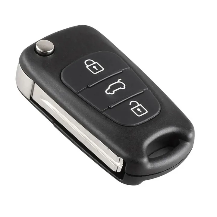 Kia Picanto Key Shell Black Replacement Cerato For Kia K2 K5 For Rio 3 Picanto Flip Folding ...