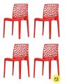 Supreme Molded Plastic Web Chair( Set of 4 chairs). 
