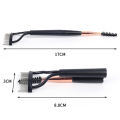 Eyelash Separator Metal Teeth Foldable Eyelash Curler Beauty Makeup Stainless Eyelash Brush Comb Mascara Curl Makeup Tool. 